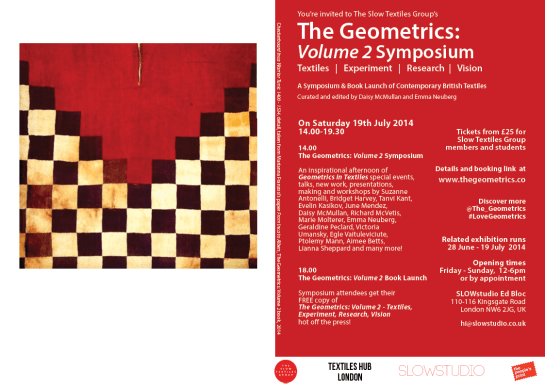 Symposium Flier_The Geometrics Volume 2
