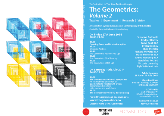 The Geometrics Volume 2 flier